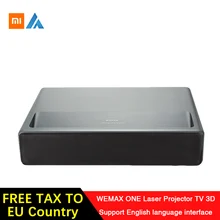 Xiaomi Mijia Wemax один лазерный проектор ТВ английский интерфейс 5000 люмен 150 дюйма Full HD 4K Поддержка Bluetooth DOLBY DTS 3D