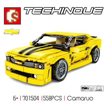 

NEW Bumblebe 701504 Technology Series Camaruo Sports Car compatible with Iego Assembling Building Block bricks Toys gifts