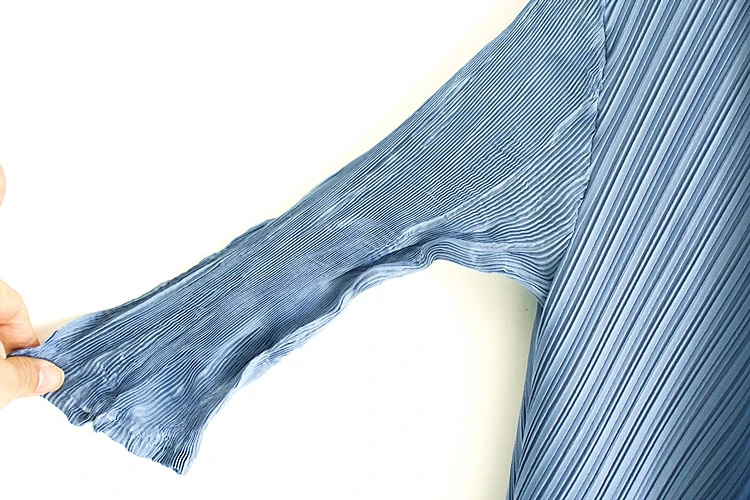 MIYAKE складывающиеся осенние сетчатые очаровательные А-образные французские нестандартные платья женские плиссированные платья