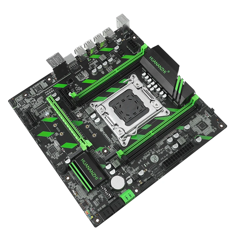 Материнская плата HUANANZHI X79 материнская LGA2011 ATX SATA3 USB3.0 Dual PCI E 16X NVME M.2 SSD Поддержка REG