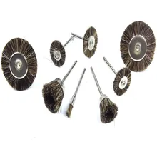 Импортная мини-Пальмовая волоконная щетка Т-образная щетка для свиной волос bi xing ma shua zhu zong чаша щетка свиная щетина чаша конский волос ручка