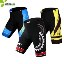 WOSAWE Мужские велосипедные шорты для езды на велосипеде дышащая быстросохнущая одежда 4D гелевые мягкие спортивные колготки для горного велосипеда