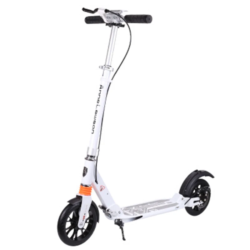 adult children kick scooter foldable PU 2wheels bodybuilding all aluminum shock absorption urban campus transportation
