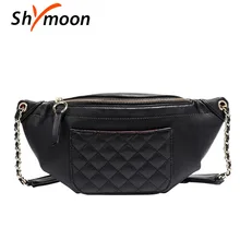 SHYMOON Женские поясные сумки роскошные брендовые дизайнерские поясные сумки модные кожаные нагрудные сумки кожаные сумки через плечо поясные сумки