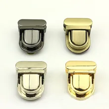 

2Pcs DIY Metal Brand new High quality Tuck Lock Closure Catch Clasp Buckle Fasteners for Leather Bag Case Handbag Purse Repair