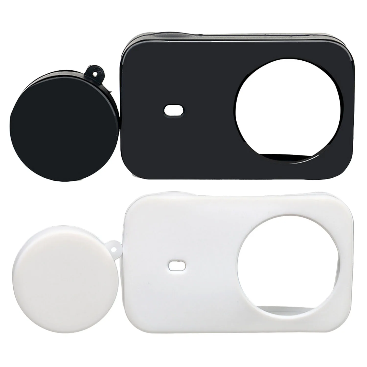 Besegad Flexible Silicone Camera Protective Case Shell with Lens Cover for Xiaomi Mijia 4K 4 K Mini Action Accessories | Электроника