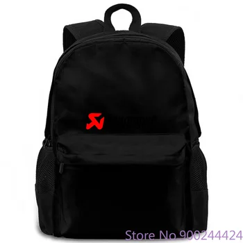 

Akrapovic Exhaust System Logo High women men backpack laptop travel school adult student
