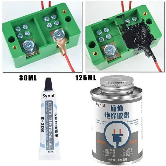 2 Típusú Típus Folyékony Szigetelés Elektromos Szalag Szilikon 1 Oz Uv-Ellenes Paszta Cső Gyors, Száraz Vízálló Hőmérséklet-Ellenálló