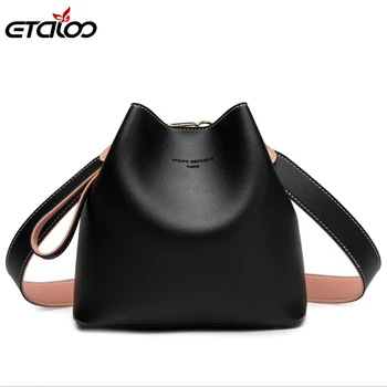 

Retro Alligator Women Bucket Bag Large Capacity Female Crocodile Pattern Handbag Casual PU Purse Bucket Bag Crossbody Bag