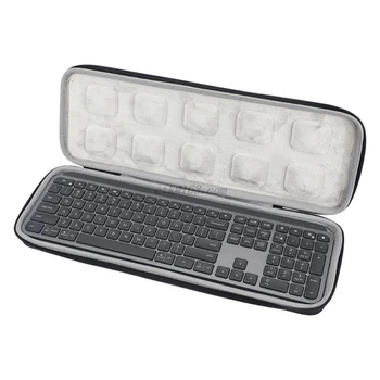 

EVA Hard Case For L-ogitech MX Keys Advanced Wireless Illuminated Keyboard Carrying Protective Storage Bag