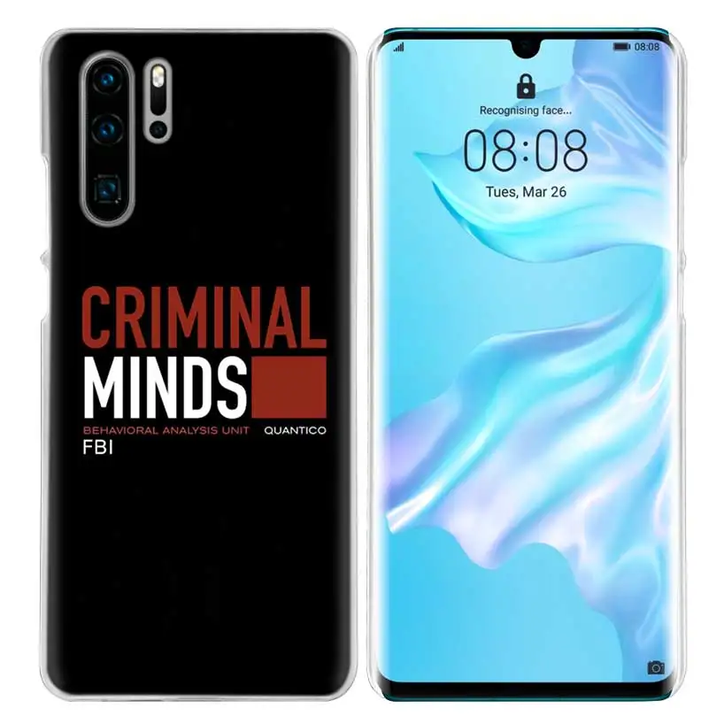 Hard PC Case Cover For Huawei P30 P20 P10 Mate 30 20 10 Nova 5 5i Pro Lite P Smart Z Plus Criminals Minds Back Protective