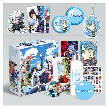 

1Pc That Time I Got Reincarnated as a Slime Comic Set Water Cup Postcard Sticker Poster Luxury Gift Box Anime Around