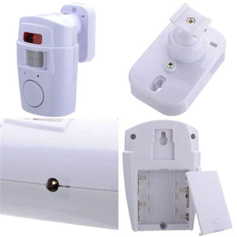 

Wireless Motion Sensing Alarm Security Device with Remote Control for Garden Sheds Garage Hi dropship