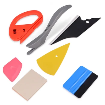 

EHDIS Vinyl Car Wrap Paper Cutter Knife Tools Kit Carbon Film Cleaner Squeegee Scraper Car Styling Auto Sticker Cut Accessories