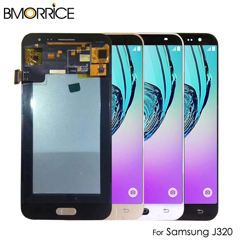 

AMOLED/TFT LCD Display For Samsung Galaxy J3 2016 J320 SM J320A J320F J320M J320H J320FN Touch Screen Digitizer Assembly Adjust