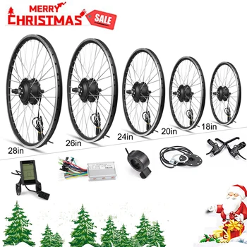 Kaufen MXUS Elektrische Bike Conversion Kit 16-28in Motor Rad 48V 36V Ebike Kit Hinten Hub Motor Rad 350w Fahrrad BLDC Controller Mit LCD