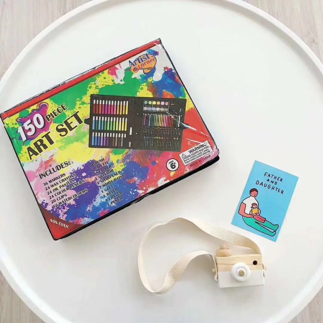 JY Brush 150 Pieces Children Brush Set Gift Set 150 Kindergarten Watercolor Children Section Gift