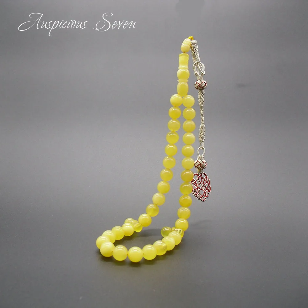 Исламские 33 молитвенные Бусы 9 мм натуральный прибалский янтарь TASBIH