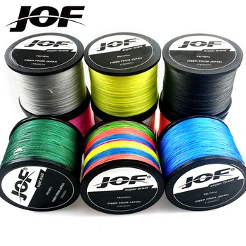 

JOF Braided Fishing Line 300M 500M 1000M 8 Strands 4 Strands PE Multifilament Fishing Wire for Carp Fishing