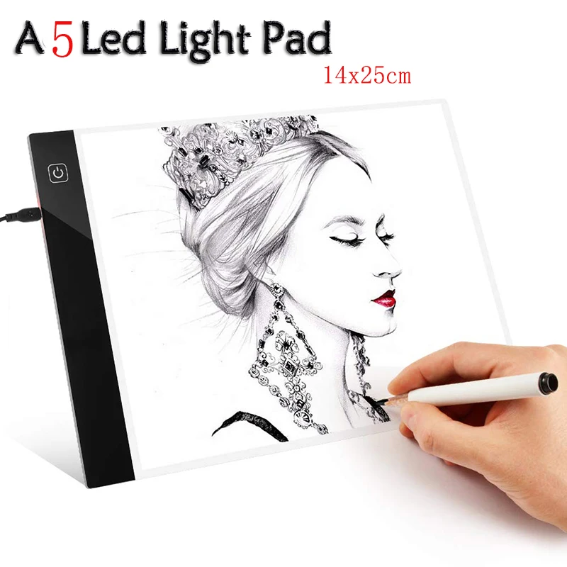 

New Dimmable A5 Led Light Pad,Light Borad,Lightpad,Tablet,Tools,Diamond Embroidery,Accessories, Diamond Painting Light 14x25cm
