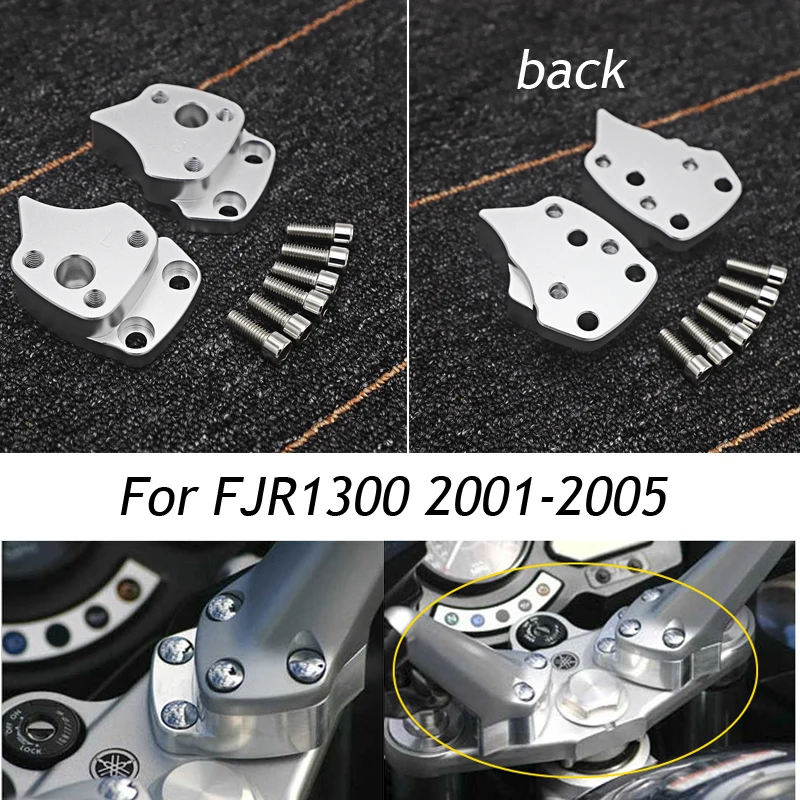 25mm Handlebar Riser For Yamaha FJR1300 FJR 1300 2001 2002 2003 2004
