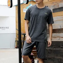 Прямые продажи, спортивный костюм для отдыха, мужской тренировочный костюм для бега, впитывающая дышащая одежда для тренировок, вырез лодочкой, короткий рукав, спортивная одежда