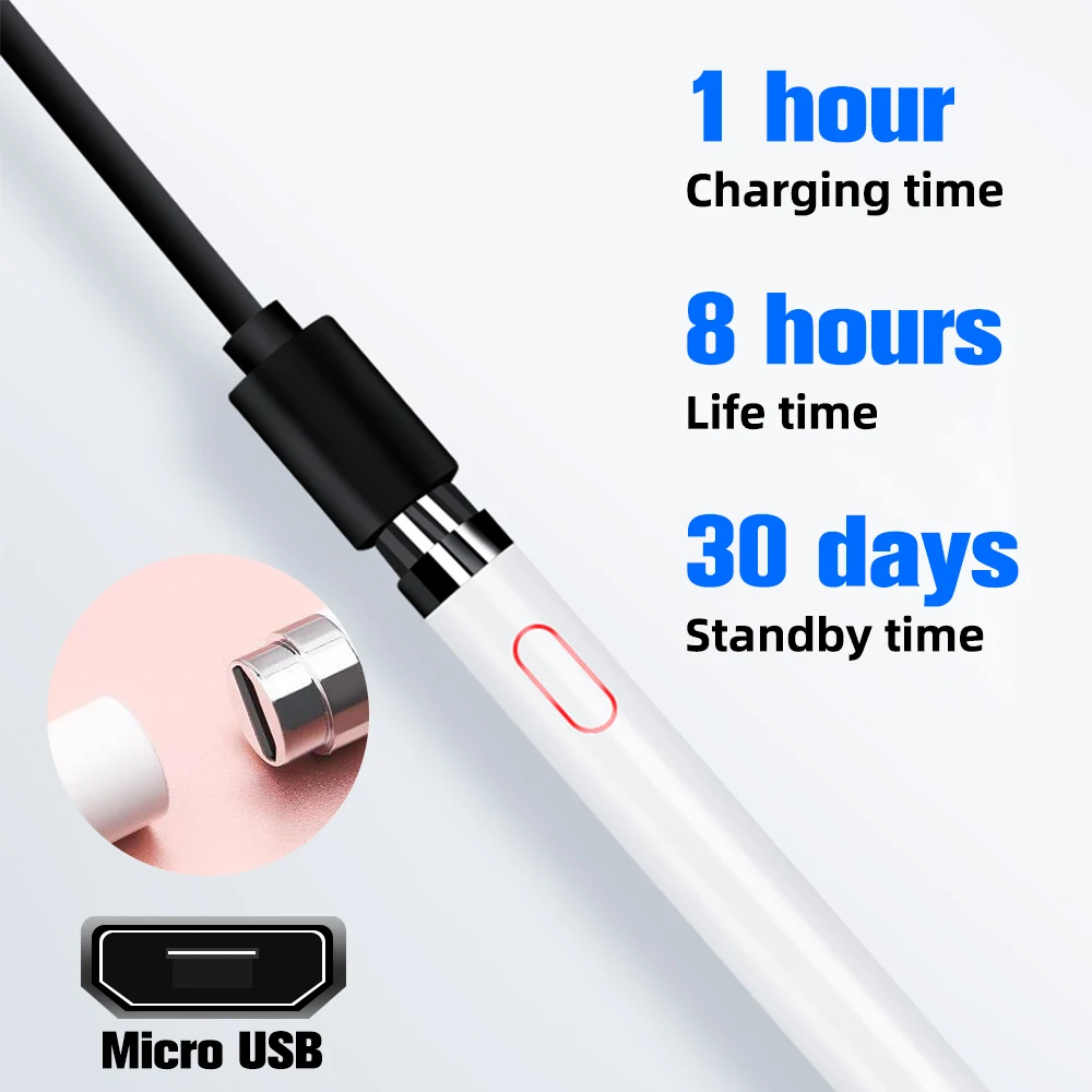 Active Stylus Pen Universal Capacitive Touch Screen Pencil For IOS/Android Tablet Mobile Phones Writing Drawing For iphone x xr stylus pen touch screen stylus