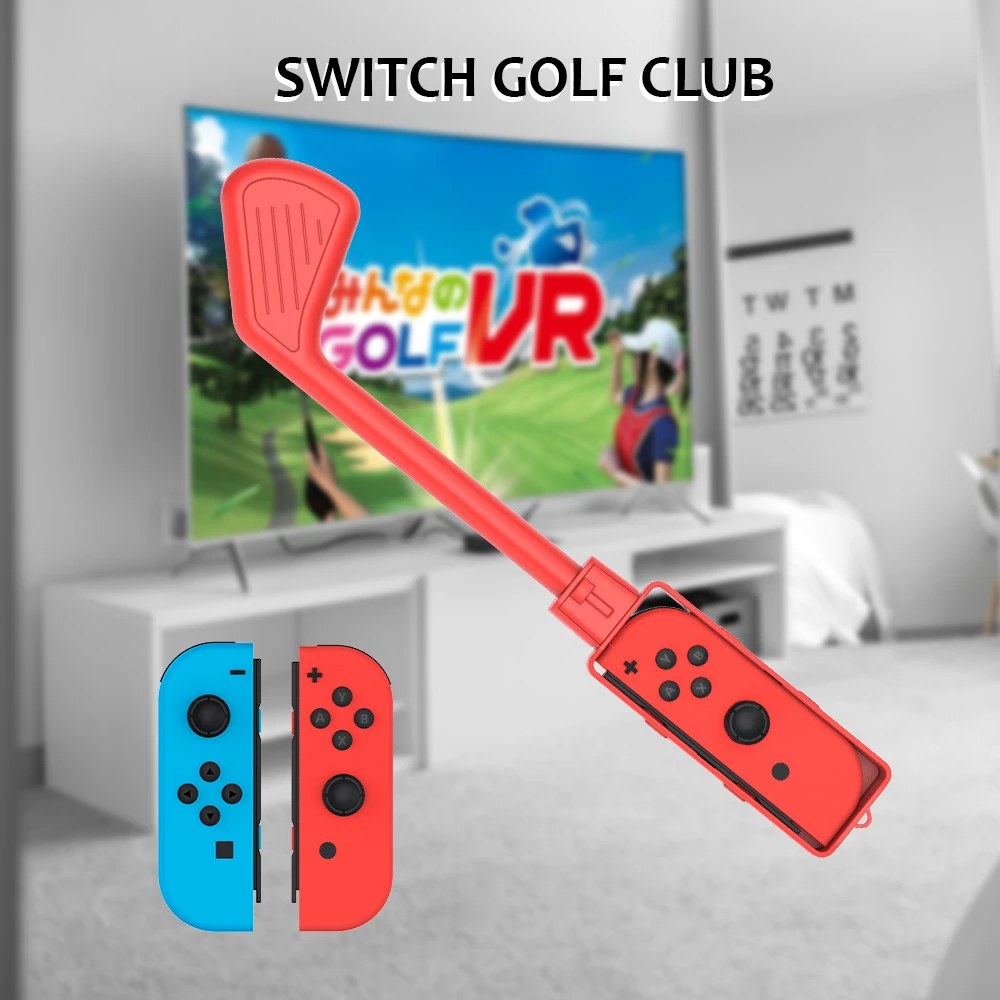 21 New Telescopic Golf Clubs For Nintendo Switch Joy Con Controller For Mario Golf Games Accessories Gamepads Aliexpress