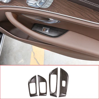 

Car Interior Window Lift Switch Button Frame Cover Trim Accessories For Mercedes Benz E Class W213 2016-2019 Left Hand Driving
