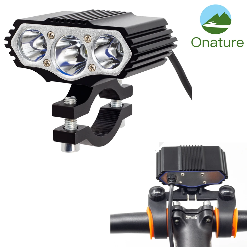 Onature Powerful Electric Bike Light 1000 Lumens 1272V Input E Bike