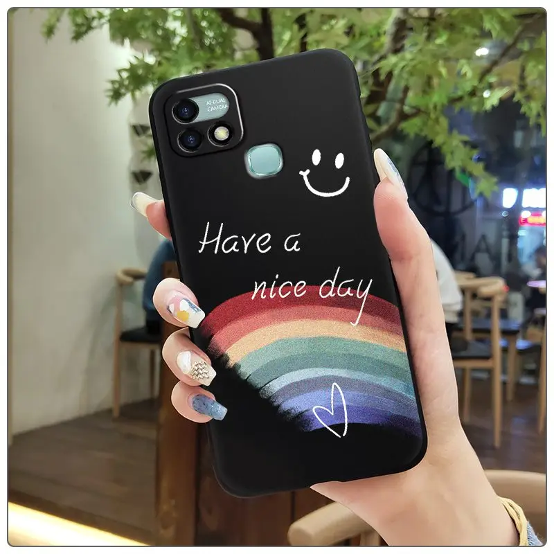 wallet cases Soft Durable Phone Case For infinix X659B/HOT 10i New Fashion Design Back Cover Cartoon Anti-dust flip cases Cases & Covers