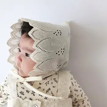 

Lace Baby Hat Girl Boy Toddler Lovely Infant Kids Caps Newborn Photo Lacing Hat Solid Colors Baby Photography Props