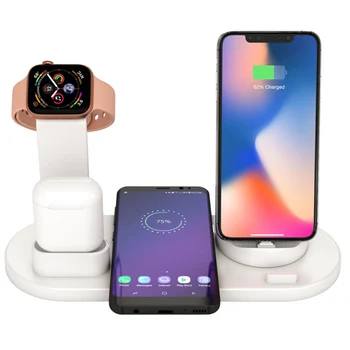 

3 In 1 Wireless Charger Dock Station Qi Fast Charge Stand for iPhone Airpods Apple Watch DQ-Drop
