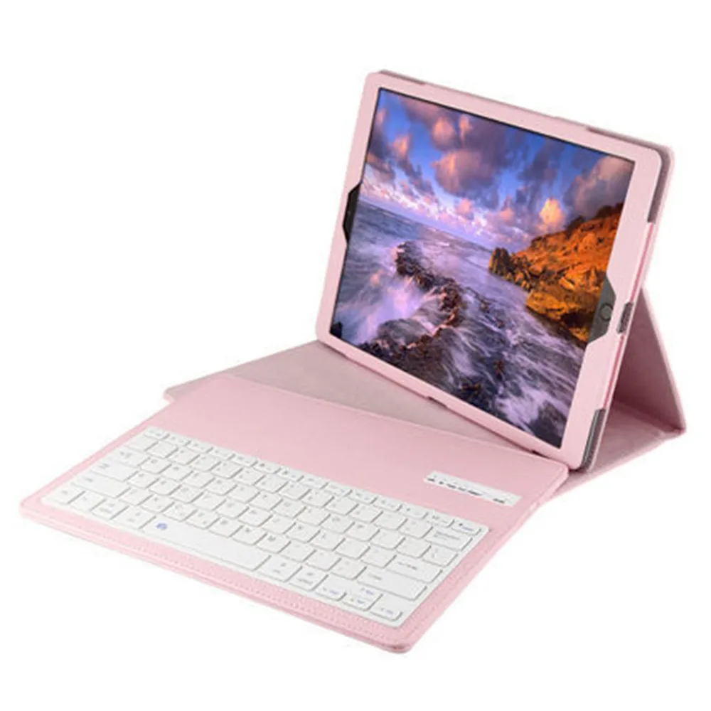 Беспроводной Bluetooth клавиатура перезаряжаемая вложенный Дизайн Стенд Чехол PU