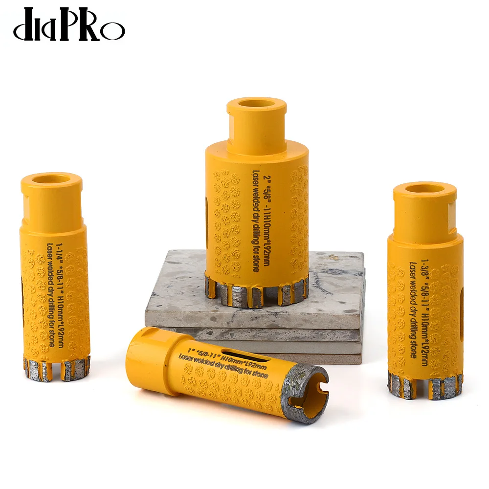 25-50mm 다이아몬드 화강암 드릴 비트 다이아몬드 코어 드릴 비트 돌 화강암 외부 및 내부 보호 레이저 용접 구멍 톱