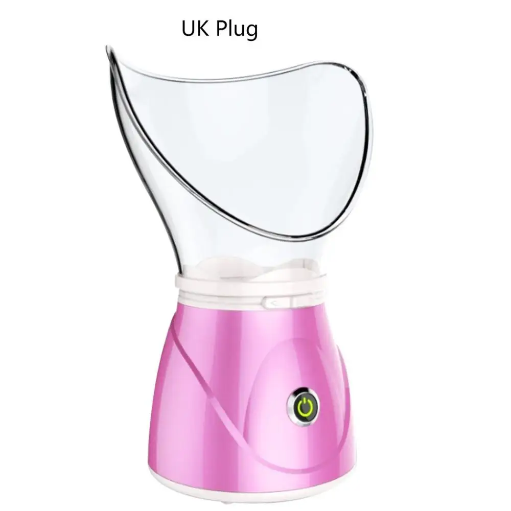 pink UK plug Паровой мини-счетчик воды распылитель увлажняющий паровой прибор домашний косметический инструмент Многофункциональный счетчик воды - Цвет: pink UK plug