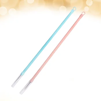 

1 Set/2pcs Simple Color Design Pimples Needle Multifunctional Acne Needle Lightweight Acne Remover Piple Cleaning Remover Blackh