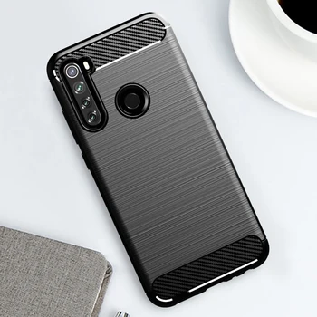 

For Redmi Note 8 Case Soft TPU Shockproof Cover Carbon Fiber Pattern Brushed Cases For Xiaomi Redmi Note8 Note 8 8T Case Covers
