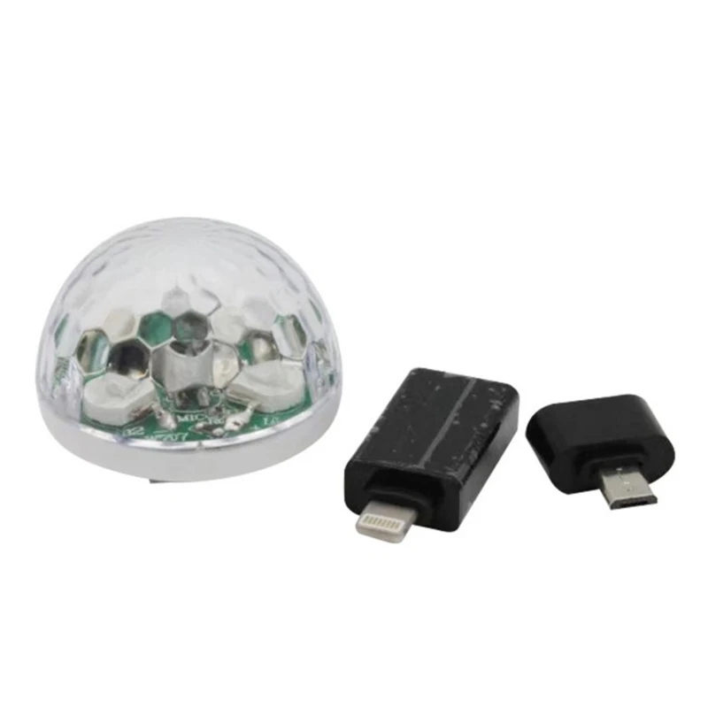 Mini USB LED Disco DJ Stage Light Portable Family Party Ball Colorful Light Bar Club Stage Effect Lamp Mobile Phone Lightings disco ball light led light disco light led stage light mini led stage light