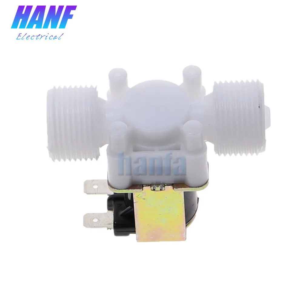 3/4 &quotпластиковый Соленоидный клапан 12V DC N/C Электрический соленоидный водяной