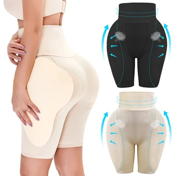 

High Waist Slimming Tummy Control Panties Slim and Lift Push Up Butt Lifter Shaping Corset Plus Size Padded Pants Body Shaper