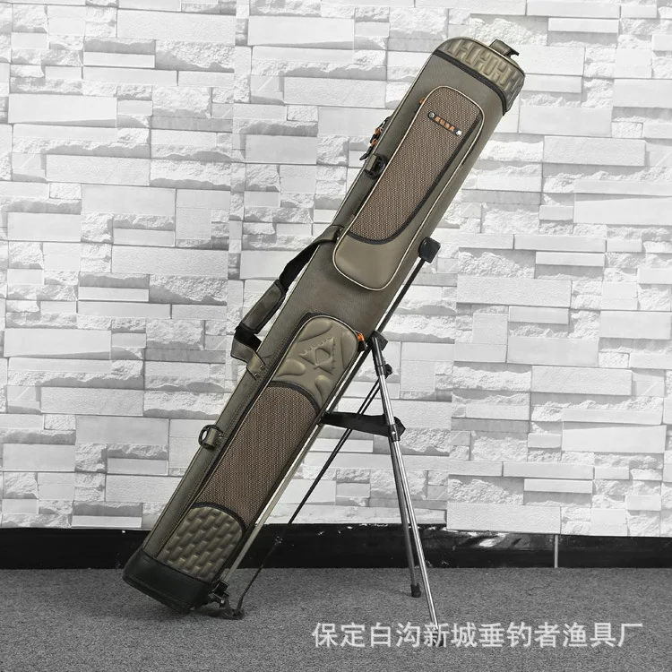

1.25 M Fishing Rod Bag Three Layer Fishing Bag Waterproof Hard Case Holder Fishing Gear Angling Supplies
