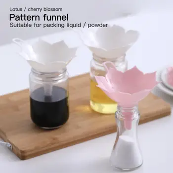 

Kitchen Funnels Home Olive Oil Condiments Liquid Powder Dispenser Oil Powder Seasoning Funnel Kitchen Accessories Tools