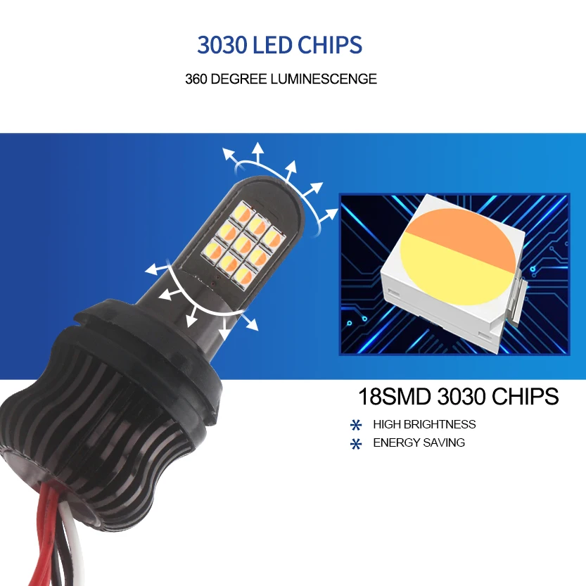 1Set 1156 P21W BA15S PY21W BAU15S 3156 7440 W21W LED  ְ  /DRL  õ /ȣڻ 3030