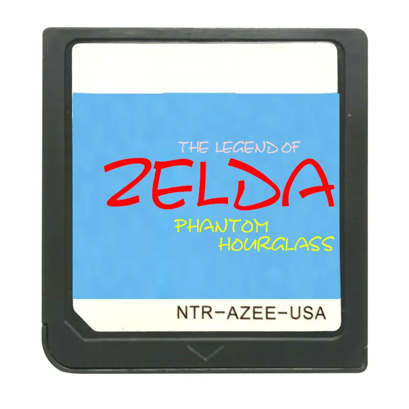 Картридж для видеоигр The-Legendof-Zeld-Phantom-Hourglass DS 3DS 2DS Версия США Английский язык