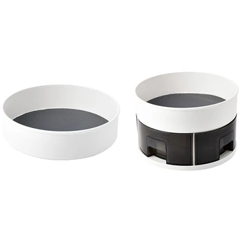 

Cabinet Organizer 360 Degree Rotating Spice Rack Nonslip Spice Jar Display Stand for Kitchen Pantry Countertop