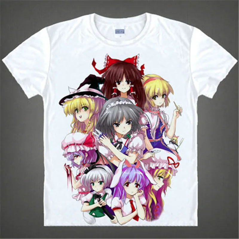 31 Футболка Touhou Project Kirisame Marisa Hakurei Reimu Yagokoro Eirin Ремилия Скарлет Touhou Project футболка Аниме футболки Camisetas - Цвет: 31