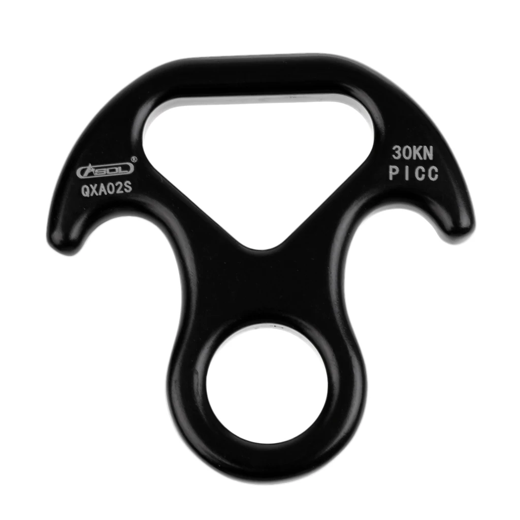 Mini Figure 8 Ring Rope Descender Belay Device Rappelling Rescue Gear Climbing Accessories