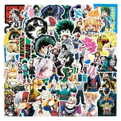 10/30/55PCS Manga Anime Cartoon My Hero Academy Stickers Kawaii Kpop Asthetic Cool Cute for Laptop Notebook Sticker Kids Toys