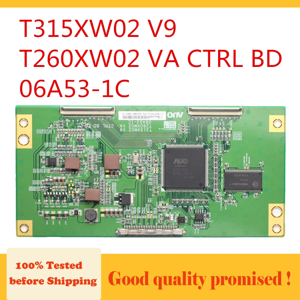 Tcon плата T315XW02 V9 T260XW02 VA CTRL BD 06A53-1C профессиональная тестовая бесплатная доставка
